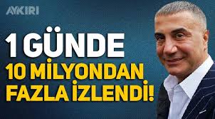 Video sabah 7.30'da yayınlandı ve kısa sürede 1 milyon görüntülenmeyi aştı. Sedat Peker In Son Videosu Bir Gunde 10 Milyon Kez Izlendi Gundem Aykiri Haber Sitesi