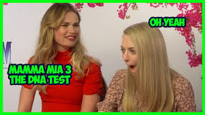James stars as a young donna sheridan, a character last portrayed by meryl streep. Lily James Amanda Seyfried Funny Moments Mamma Mia 2 Youtube