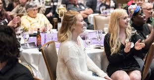 Profiteroles with coffee whipped cream. Corporate Dinner Party Entertainment With An Edge