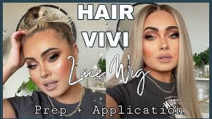 SKIN MELT BROWN LACE WIG INSTALL| CLEAN BLEACHED FRONTAL & HAIRLINE|  HAIRVIVI