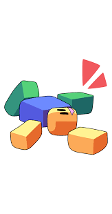 Roblox Broken Noob Sticker In 2020 Roblox Noob Stickers