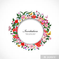 Check spelling or type a new query. Poster Cornice Rotonda Di Bellissimi Fiori Per Il Vostro Disegno Pixers Viviamo Per Il Cambiamento