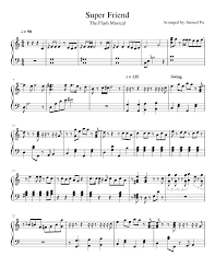 Can You Feel The Love Tonight Piano Sheet Music Musescore Super Friend Supergirl The Flash Crossover Musical Sheet Music For Piano And Keyboard Musescore Flash Crossover Piano Songs The Flash
