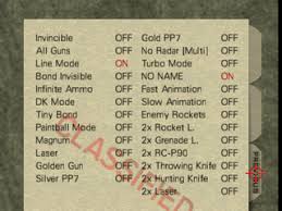 This patch for goldeneye will unlock: Goldeneye 007 Nintendo 64 The Cutting Room Floor
