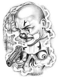 Check spelling or type a new query. Chicano Clown Tattoo Design Chicano Drawings Chicano Art Tattoos Prison Art