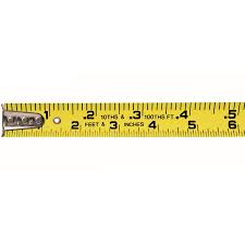 For example 0.4 times 16 is 6.4, or approximately 6/16ths of an inch. Tenths Tape Measure Cheaper Than Retail Price Buy Clothing Accessories And Lifestyle Products For Women Men