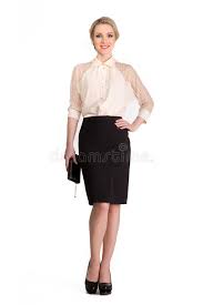 With tony morris, gina yashere, curtis walker, robbie gee. Beautiful Blond Business Woman In White Blouse And Black Skirt Isolated On White Stock Photo Image Of Black Caucasian 39969068