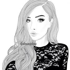 Dessin Grunge Tumblr Dessin Noir Et Blanc Dessins De Fille Dessins Pinterest