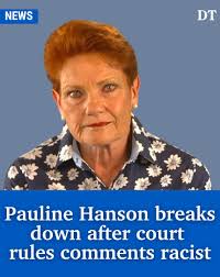 It's not the country I grew up in.": Pauline Hanson has had a teary moment 