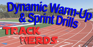 dynamic warm up and sprint drills by