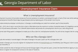 Like fire, accident, health and other types of insurance, it is for an emergency: Unemployment Concerns As Workers Look For Answers From Ga Department Of Labor