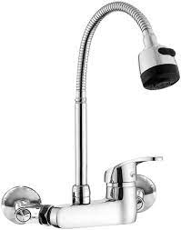 Check spelling or type a new query. Buy Wall Mount Faucet Kitchen 6 Inch Center Polished Chrome Commercial Single Handle Sprayer Mixer Bar Tap Online In Kazakhstan B07wmvcz4b