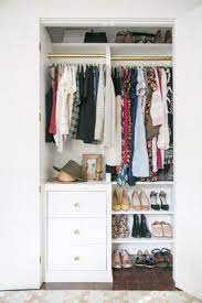 32 Smart Storage Ideas To Improve Closet Organization And Maximize Small Spaces Closet Renovation Small Closet Storage Closet Small Bedroom
