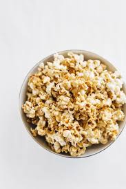 Homemade Healthy Salted Caramel Popcorn Fit Mitten Kitchen Popcorn Recipes Healthy Popcorn Salted Caramel Popcorn