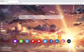 Wallpaper engine wallpaper gallery create your own animated live wallpapers and immediately share them with other users. Anime Landscape New Tab Wallpaper Collection