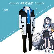 Game Blue Archive Millennium High School Uniform for Boy Tendou Alice  Cosplay Costume Arisu Blue Hoodie Shirt Pants Tie Belt - AliExpress