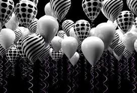 Black And White Balloons Shop Black And White Balloons Wallpaper In Black White Theme Black And White Balloons Black And White Theme White Balloons