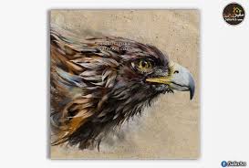 تابلوه مودرن صقر سفير ارت للديكور eagle wall art art wall art
