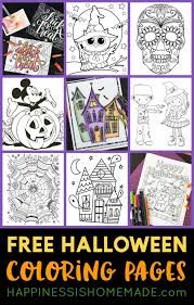 5 little pumpkins sitting on a gate coloring page five little pumpkins book printable halloween pinterest is related to coloring pages. Free Halloween Coloring Pages For Adults Kids Happiness Is Homemade