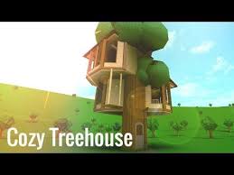 Roblox Bloxburg Cozy Treehouse Youtube Tree House Unique House Design Cute House