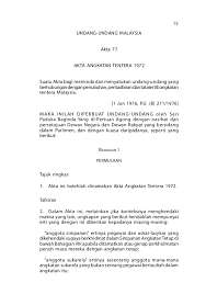 Tentera fil leftenan mejar brigedier leftenan leftenan darat jeneral kolonel mejar kapten leftenan malaysia marsyal1 jeneral jeneral jeneral kolonel muda. Akta Angkatan Tentera 1972
