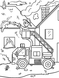 Free printable fire trucks coloring pages. Fire Truck Coloring Pages Printable Coloring Pages For Kids