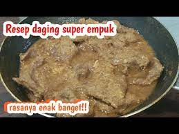 500 gr daging sapi has dalam atau minute steak · 5 buah/50 gr bawang merah, iris halus · 1 batang/5 cm kayu manis atau ganti dengan 1/2 sdt kayu manis bubuk · 2 . Resep Daging Lapis Empuk Dan Enak Youtube