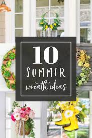 It also represents an unending and undying circle of life. Diy Summer Wreath Ideas Modern Glam