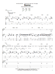 D that's a shame f#m e you could hide beside me d maybe for a while f#m e d and i won't tell no one your. Name Sheet Music Goo Goo Dolls Guitar Tab