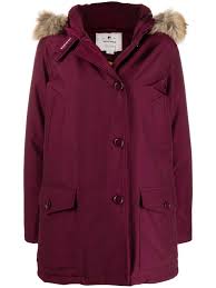 Ny0185 the refrigiwear hunter jacket is a zipped goose down short jacket made with real down feather padding. Woolrich Burgundy Arctic Parka For Women Gb Al Duca D Aosta