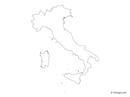 The game italy physical map (blank) is available in the following languages: Outline Map Of Italy With Regions Free Vector Maps