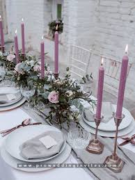 Enchanting Mauve Wedding Color Combos For 2020 Brides In 2020 Wedding Table Pink Wedding Table Settings Wedding Table Decorations