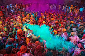 the meaning behind the many colors of indias holi festival