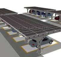 T-shaped Carbon Steel Solar Carport Mount System - PV Mounts