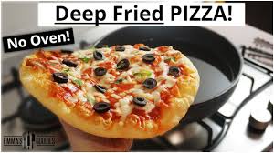 Image result for deep fried pizza