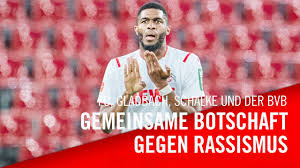 Die geißböcke genießen den wichtigen erfolg in gladbach, heben aber nicht ab. Gemeinsame Botschaft Gegen Rassismus 1 Fc Koln Bvb Schalke 04 Borussia Monchengladbach Youtube