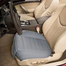 Amazon Com Edge Wrapping 2pc Car Front Seat Cushion Cover Pad Mat For Auto Supplies Office Chair With Pu Leathe Car Seats Seat Cushion Covers Car Seat Cushion