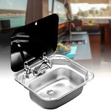 rv caravan camper kitchen basin sink