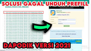 Prefil dapodik 2021 c : Solusi Gagal Unduh Prefill Dapodik 2021 Youtube