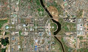 This is a hospitable country with friendly people. Astana Kasachstan Earth Gallery Satellitenbilder Als Kunstdruck
