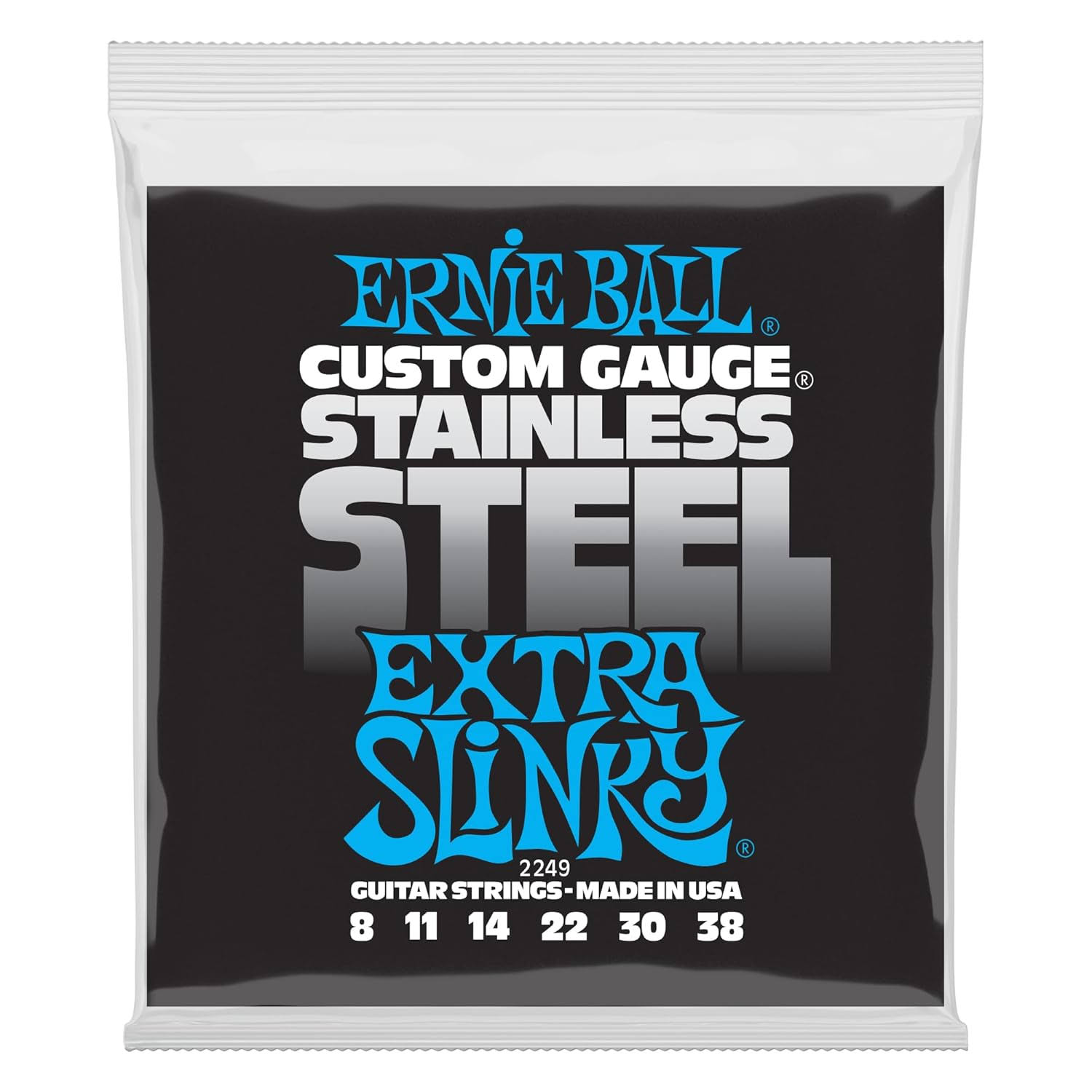 Ernie Ball Slinky Stainless Steel Wound Electric Guitar Strings product image