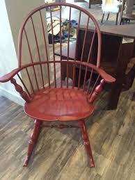 Amish Early American Windsor Arm Rocker Amish Rocking Chairs Accent Chair Set Rocking Chair