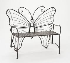 Indoor Outdoor Metal Butterfly Garden Bench By Valerie Qvc Com In 2020 Garden Bench Metal Garden Benches Butterfly Garden