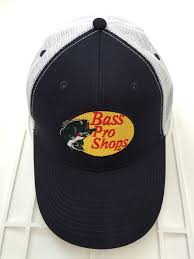 Black And White Bass Pro Shop Hat Bass Pro Shops Navy White Hat Cap New Bassproshops Tophat Hats Navy And White Top Hat