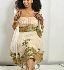 Traditional Habesha Dress Ethiopian Traditional Dress Ethiopian Clothing Ethiopian Dress