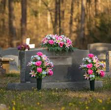 Maybe you would like to learn more about one of these? Buy Everlasting Silk Flowers Cemetery Flowers Artificial Flowers For Graves Memorials Beautiful Arrangements For Headstones Lasting Non Bleed Colors Pink White One Bouquet One Saddle Online In