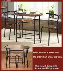 Find modern dining chairs as dashing as the table itself. 3 Piece Bistro Dinette Set 1 Practical Dining Table 2 Chair Small Kitchen Patio Dining Furniture Sets Indoor Patio Furniture Bistro Set