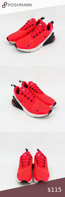Nike Air Max 270 Red Orbit Black Vast Running Shoe In 2020 Nike Air Max Running Shoes For Men Air Max 270