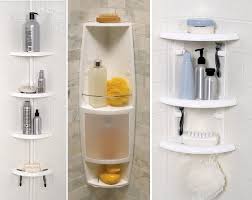 Also did you do anything to the wood to protect it from the bathroom moisture and the water splashes it will have to endure being right next to the sink, or did you just. Plastic Corner Shower Caddy Ideas On Foter