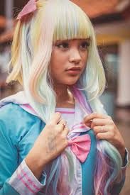 I already cosplay as kiba and i don't feel like buying another wig for a little while. Hd Wallpaper Woman Cosplaying Blonde Haired Anime Character Woman Wearing Blue Cosplay Costume Holding Her Wig During Daytime Wallpaper Flare
